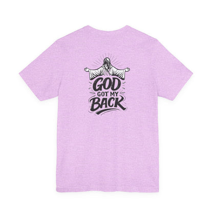 Faith Graphic Tee — 'God Got My Back' Christian T-Shirt