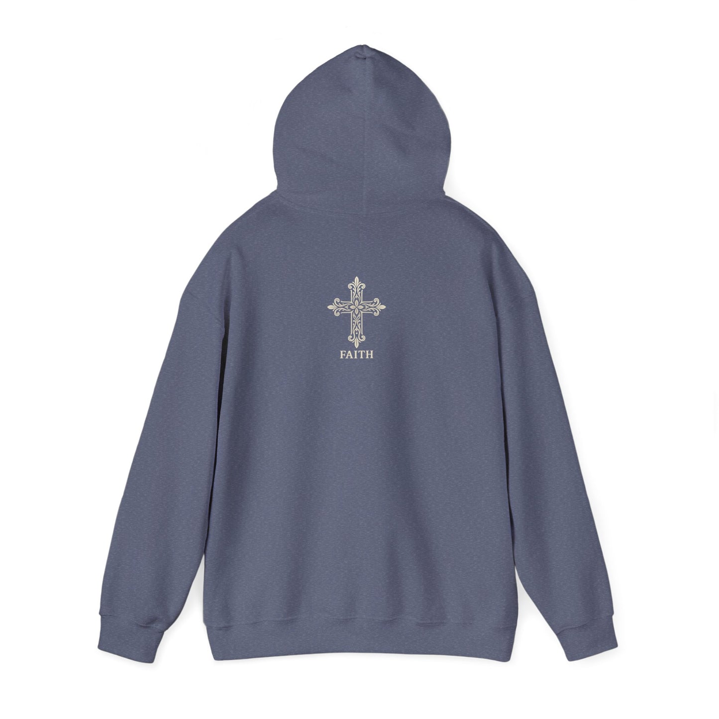 Faith-Inspired Hooded Sweatshirt, Cozy Christian Apparel, Gift for Believers, Inspirational Hoodie, Church Outing Wear