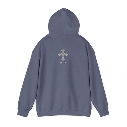 Faith-Inspired Hooded Sweatshirt, Cozy Christian Apparel, Gift for Believers, Inspirational Hoodie, Church Outing Wear