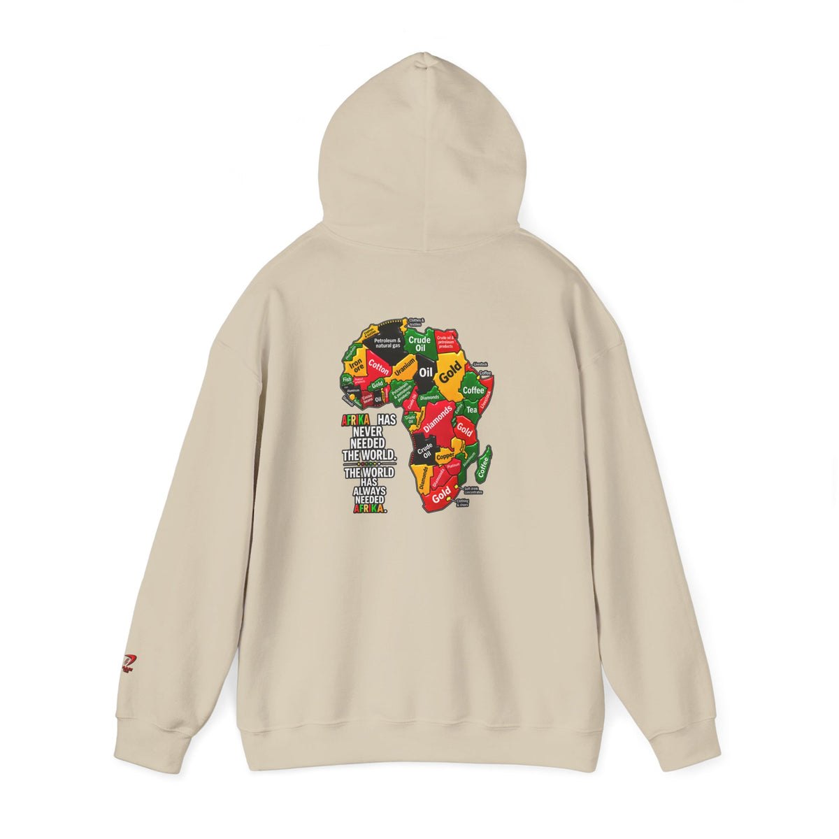 Afrika Map Hoodie – African Pride Pullover Sweatshirt