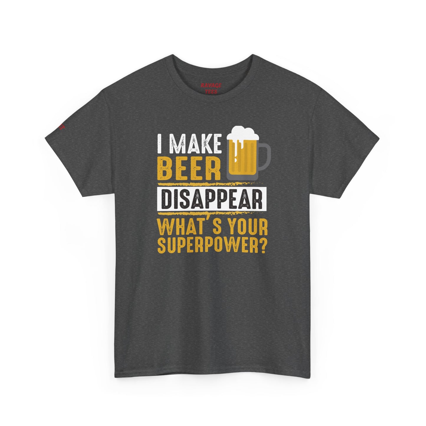 Unisex Beer Superpower Tee | Funny T-Shirt for Beer Lovers