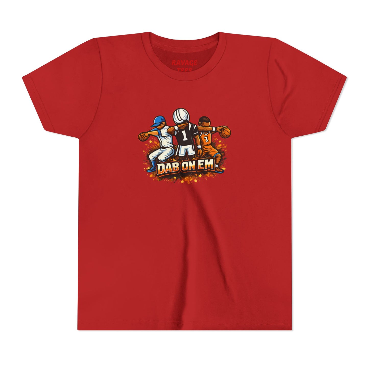 Youth Football Tee - 'Dab On Em' Kids Sports T-Shirt