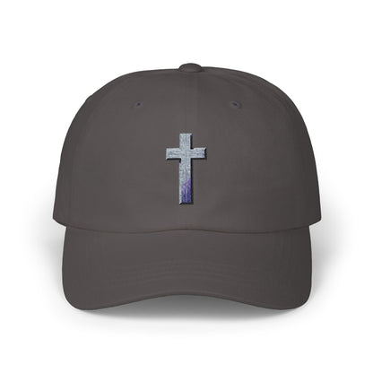 Classic Cap with Colorful Cross Design