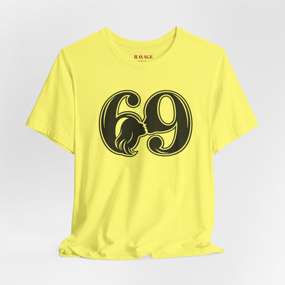 69 Retro Swirl Number Tee