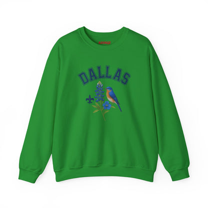 RAVAGE Dallas Vibe Unisex Crewneck Sweatshirt-Cozy Street Wear