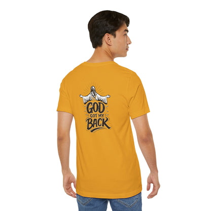 Faith Graphic Tee — 'God Got My Back' Christian T-Shirt