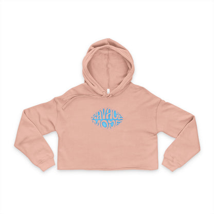RAVAGE MODE Women's Cropped Hoodie, Trendy Crop Sweatshirt, Casual Streetwear, Gift for Her, Cool Summer Layer, Stylish Athleisure