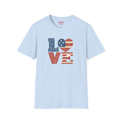 Soft Unisex Freedom & Love Graphic Tee | Gift & Daily Wear
