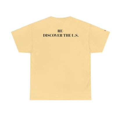 Re-Discover the U.S. Travel T-Shirt, Adventure Tee, USA Discovery Shirt