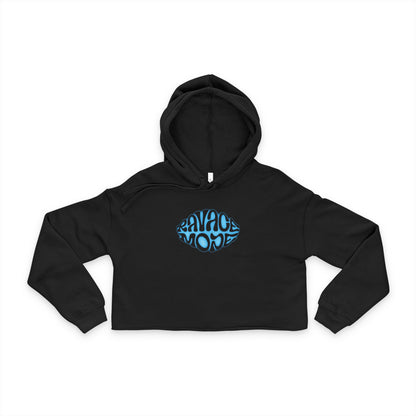RAVAGE MODE Women's Cropped Hoodie, Trendy Crop Sweatshirt, Casual Streetwear, Gift for Her, Cool Summer Layer, Stylish Athleisure