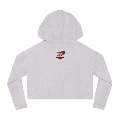 Cropped Hoodie - "Shuttleman Flight" Rocket Graphic