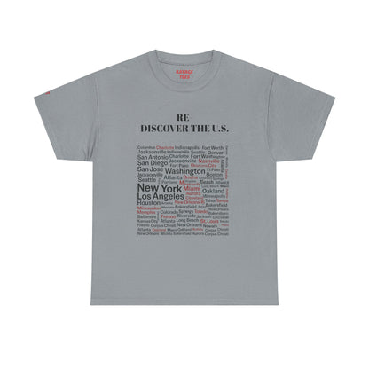Re-Discover the U.S. Travel T-Shirt, Adventure Tee, USA Discovery Shirt