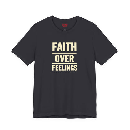 Faith Over Feelings Tee - Inspiring Unisex Short Sleeve Shirt for Everyday Comfort, Motivational Gift, Casual Wear, Spiritual Apparel, [...]