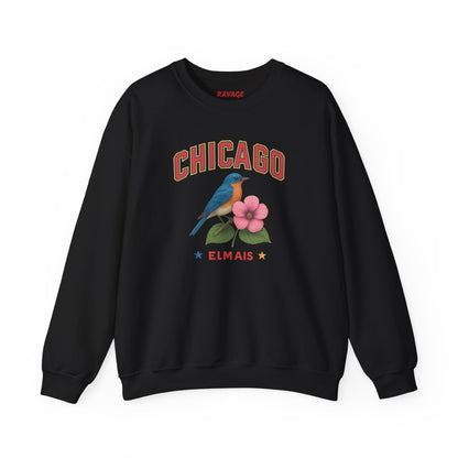 RAVAGE Chicago City Vibe Unisex Crewneck Sweatshirt