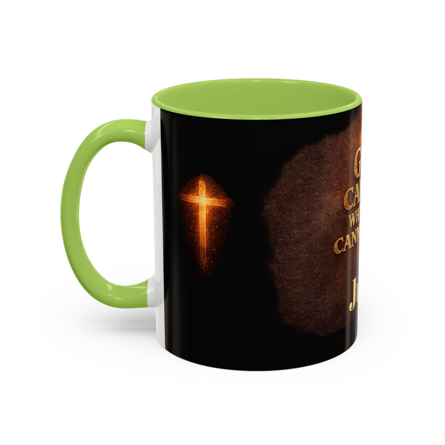 "God Carries What You Cannot Lift" Mug