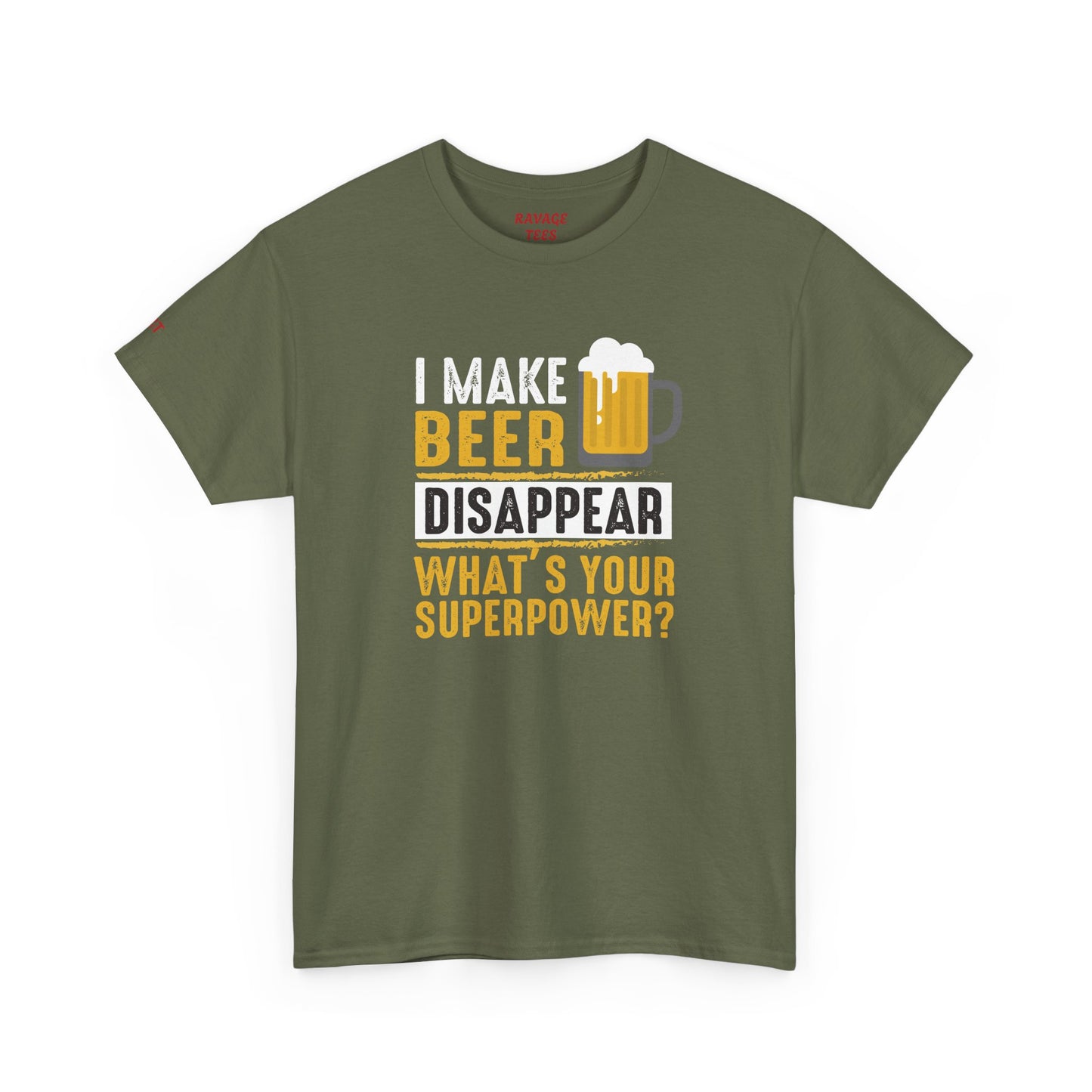 Unisex Beer Superpower Tee | Funny T-Shirt for Beer Lovers
