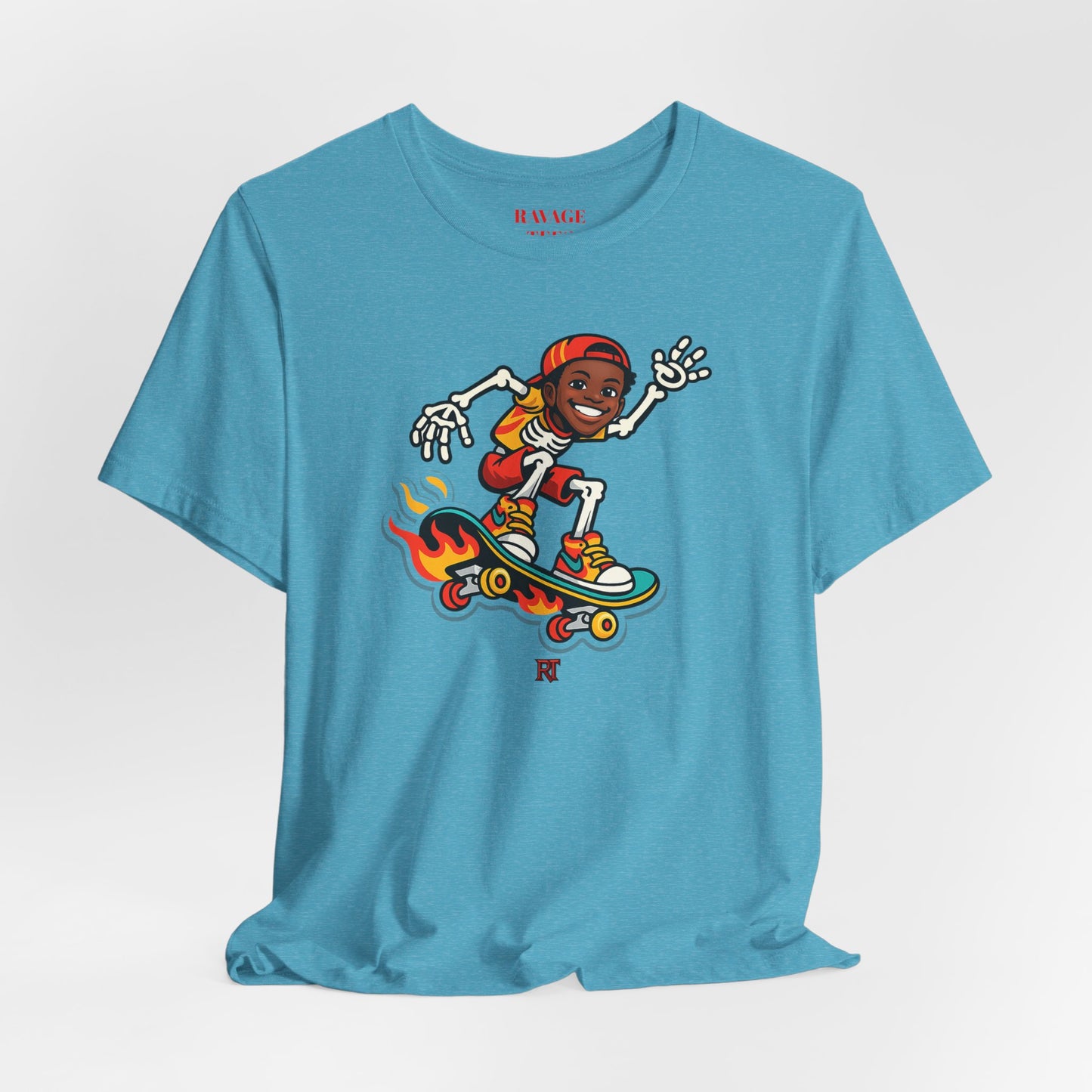 Skateboard Skeleton Tee