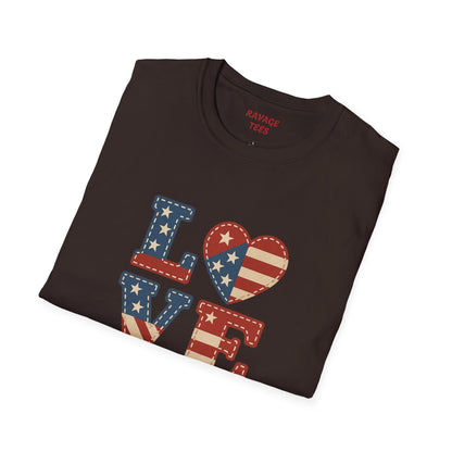 Soft Unisex Freedom & Love Graphic Tee | Gift & Daily Wear