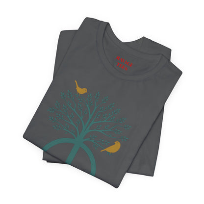 Peace Tree T-Shirt with Birds – Eco Nature Graphic Tee