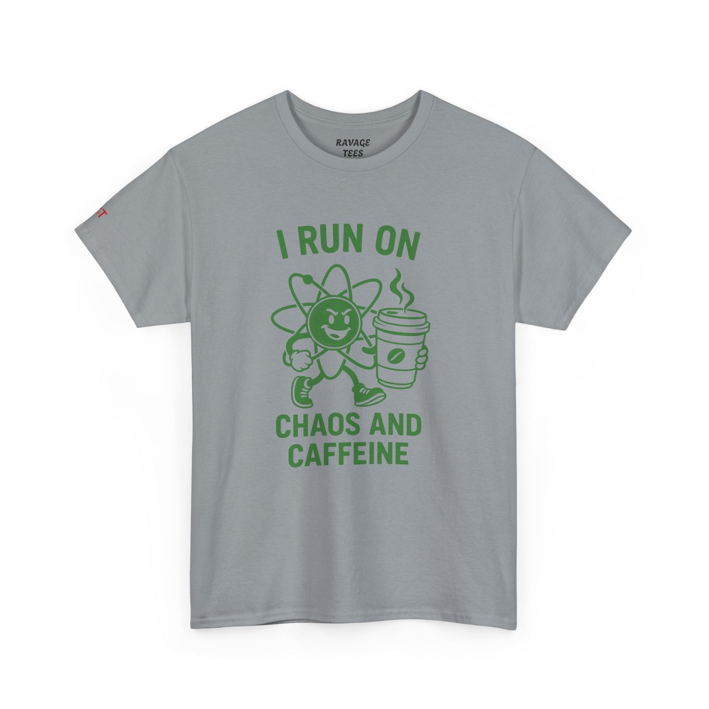 Caffeine Chaos Tee - Fun Unisex Shirt for Coffee Lovers