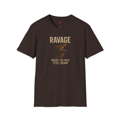 RAVAGE Where the Wild Still Roam Tee | Vintage Adventure Graphic T-Shirt, Unisex Outdoors Apparel, Camping & Nature Lovers Gift