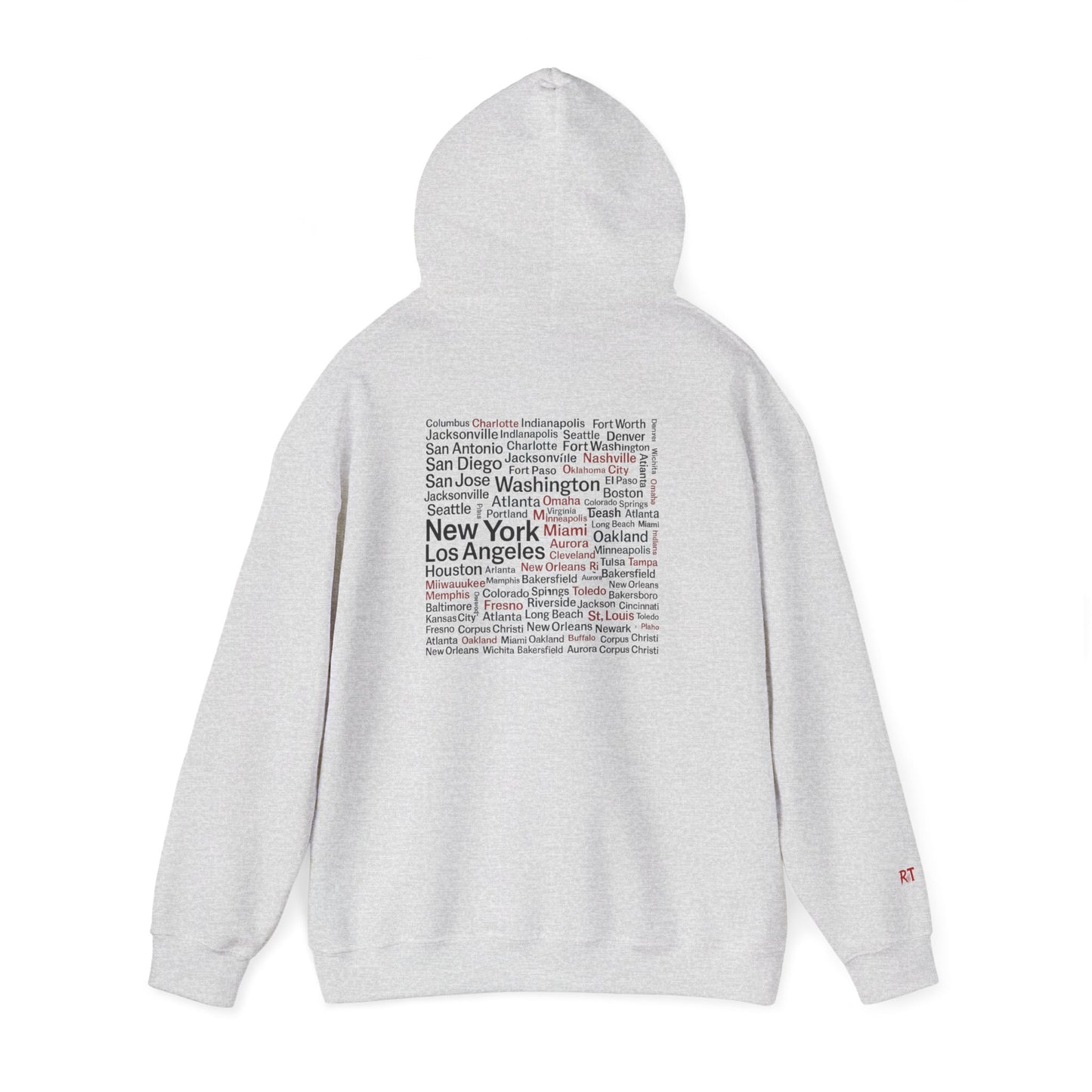 Unisex Hoodie - Rediscover the U.S. - Cozy Travel Apparel for Adventurers, Perfect for Gifts, Casual Wear, Explore America, Travel Memories