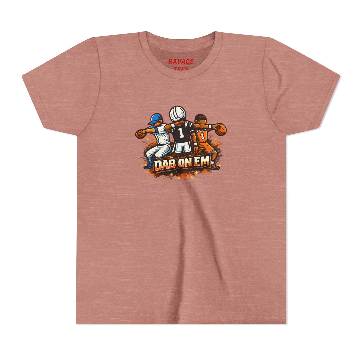 Youth Football Tee - 'Dab On Em' Kids Sports T-Shirt