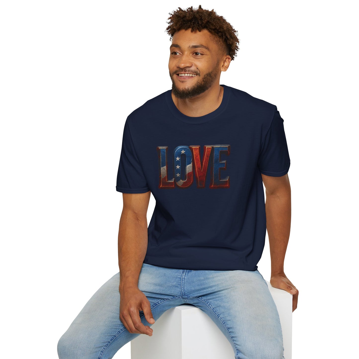 Soft Unisex Freedom & Love Graphic Tee | Gift & Daily Wea