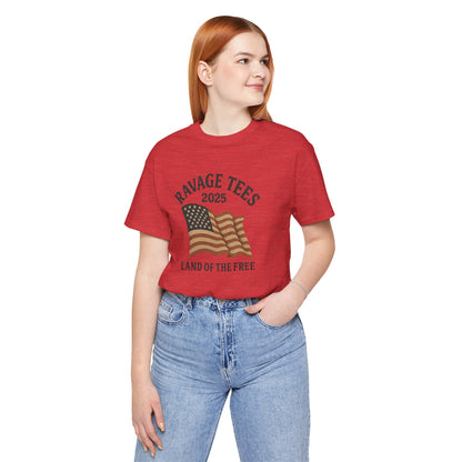 RaVage Vintage Tee: "Land of the Free"