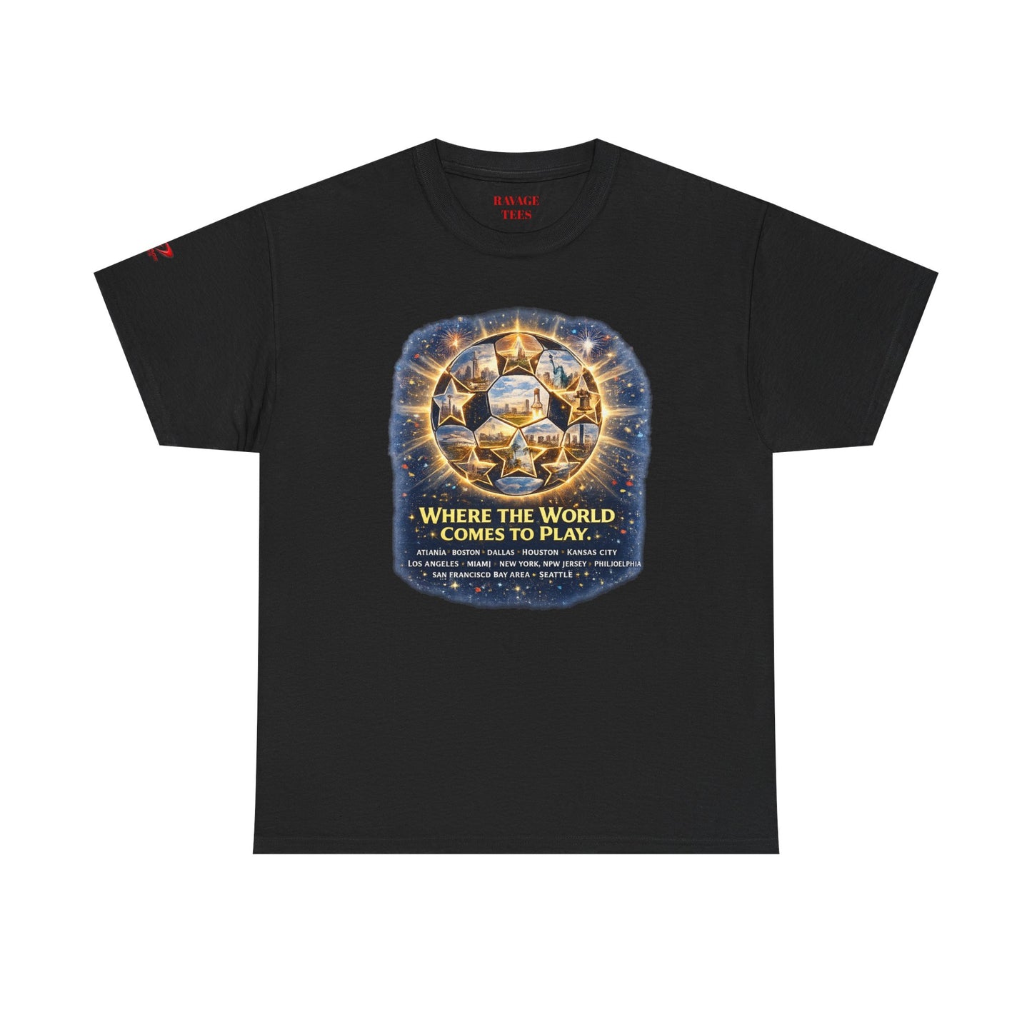World Cup 2022 T-Shirt — "Where the World Comes to Play"