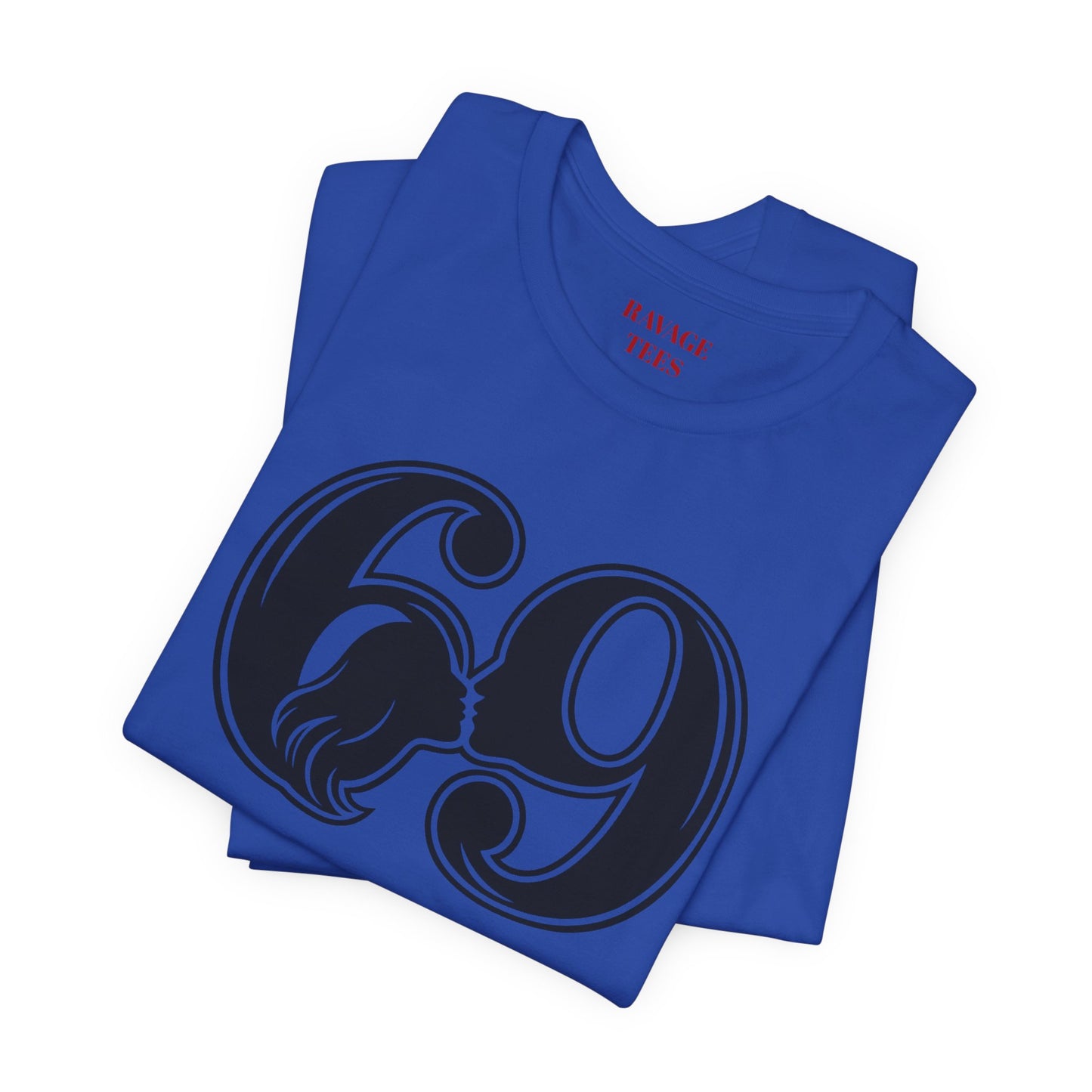69 Retro Swirl Number Tee