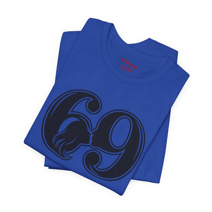 69 Retro Swirl Number Tee