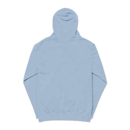 Shutt1eman Embroided Vintage Pigment Black-Dyed Hoodie