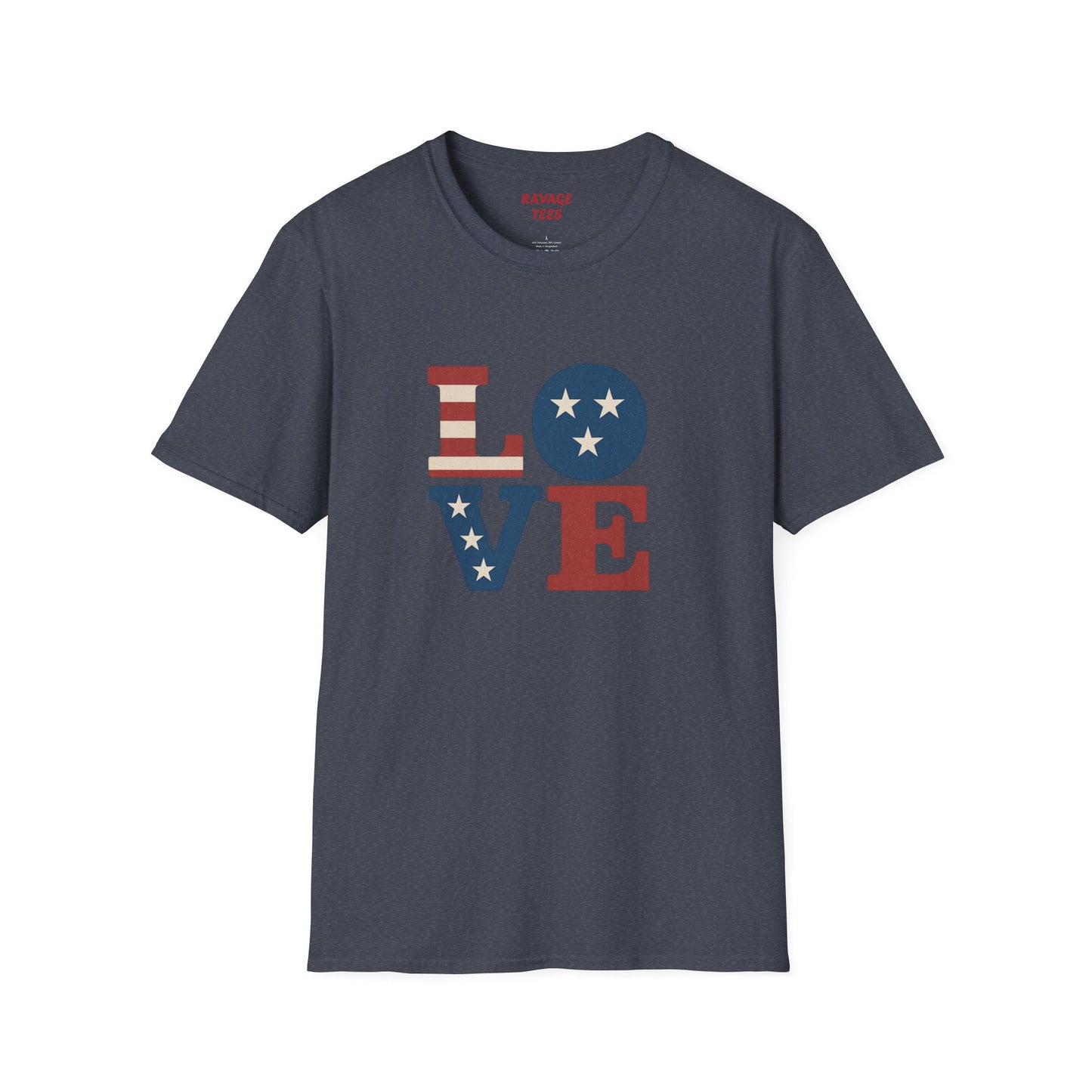 "Freedom & Love" Graphic Tee | Unisex Shirt for July 4th