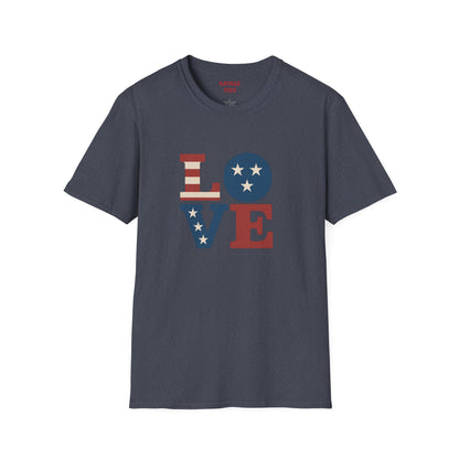 "Freedom & Love" Graphic Tee | Unisex Shirt for July 4th