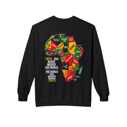 Afrika Map Sweatshirt – Africa Pride Crewneck