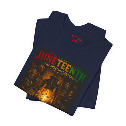 Juneteenth Lantern T-Shirt – "Light Reveals What History Tried to Hide"