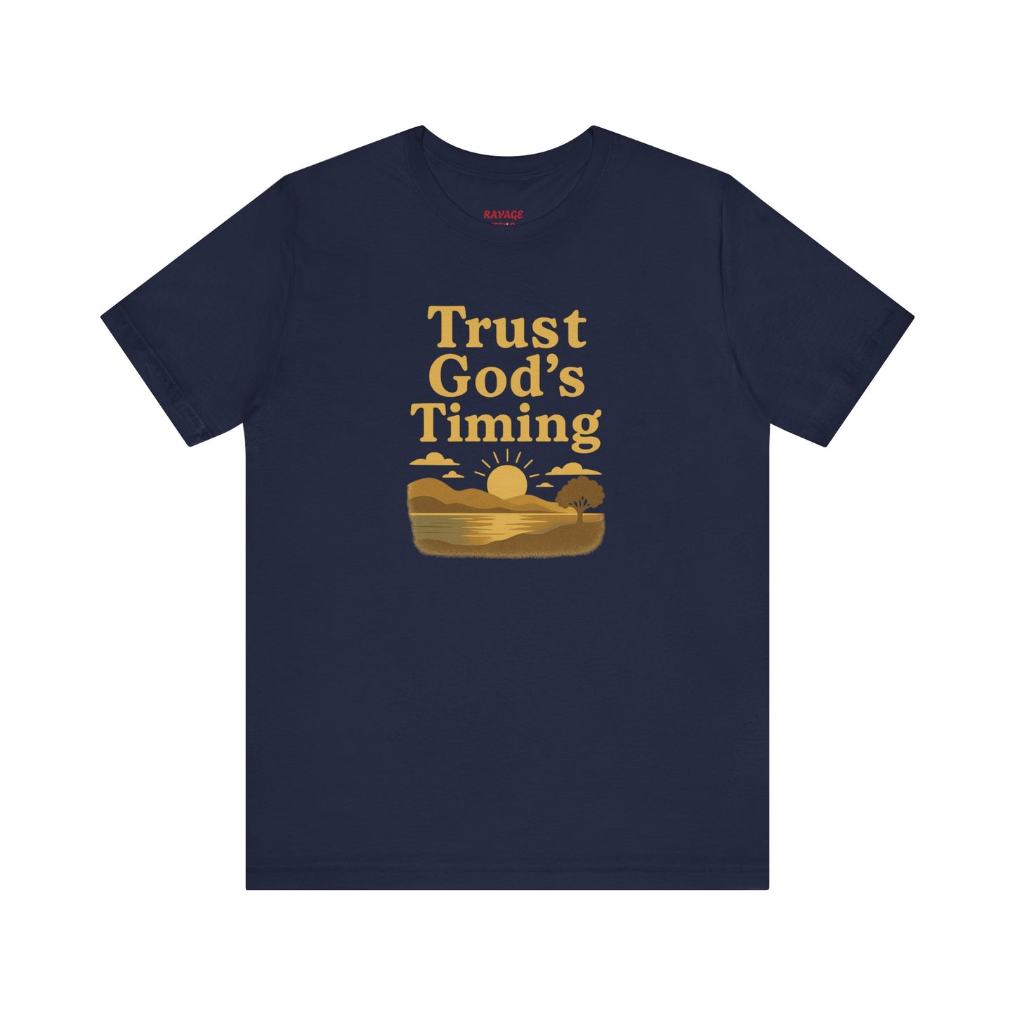 Unisex Inspirational Tee - Trust God's Timing, Relaxed Fit T-Shirt, Motivational Shirt for Everyday Wear, Plus Size Available, Gifts [...]