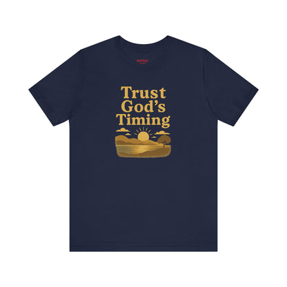 Unisex Inspirational Tee - Trust God's Timing, Relaxed Fit T-Shirt, Motivational Shirt for Everyday Wear, Plus Size Available, Gifts [...]
