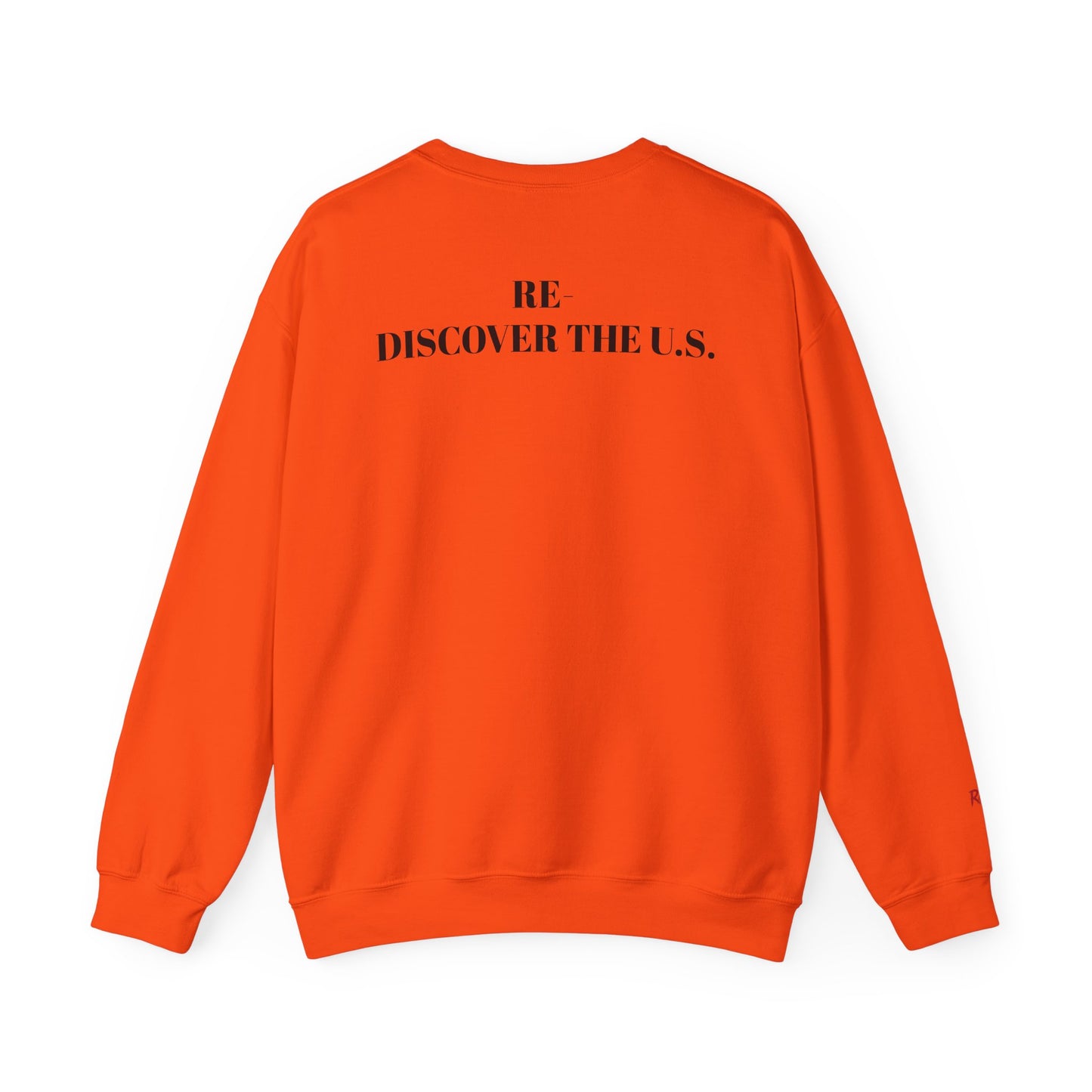 Re-Discover the U.S. Travel Enthusiast Sweatshirt, Cozy Crewneck, Explore America, Casual Wear