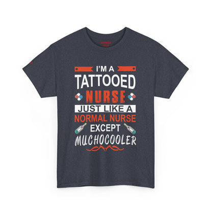 Tattooed Nurse Tee - Unisex Cotton Shirt for Nurse Appreciation, Medical Humor Tee, Fun [...]