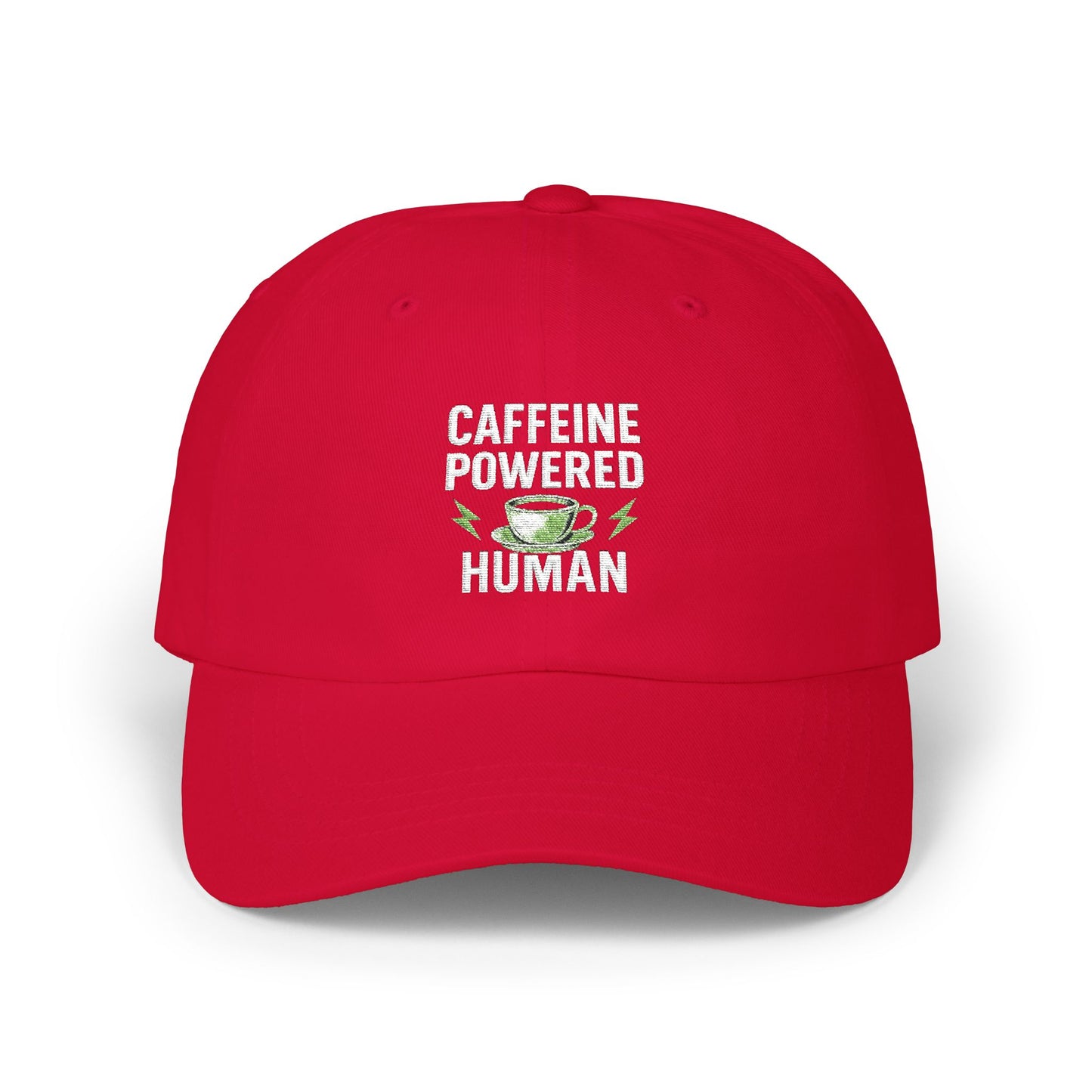 Caffeine Powered Dad Cap | Classic Dad Hat for Coffee Lovers, Perfect Gift for Father's Day, Casual Outings, Everyday Wear, Unisex Hat
