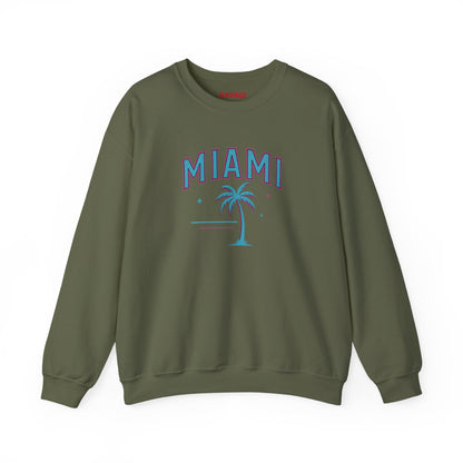 RAVAGE Miami City Vibe Unisex Crewneck Sweatshirt
