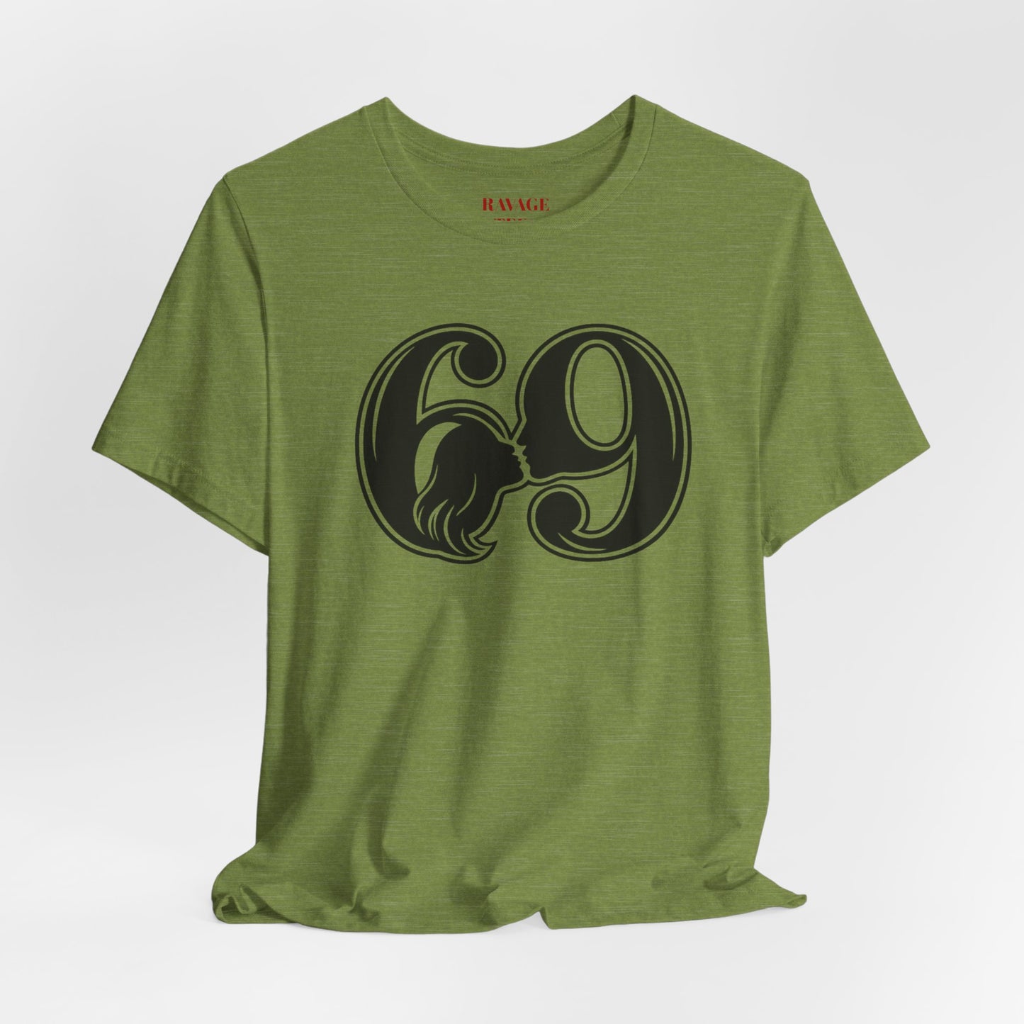 69 Retro Swirl Number Tee