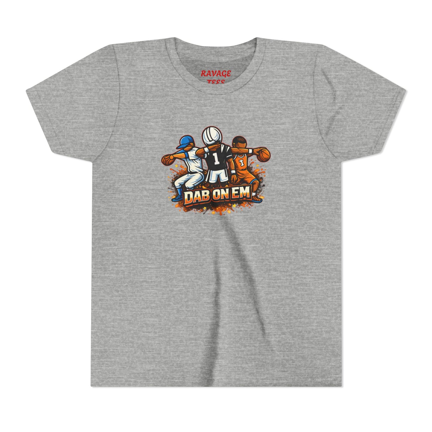 Youth Football Tee - 'Dab On Em' Kids Sports T-Shirt