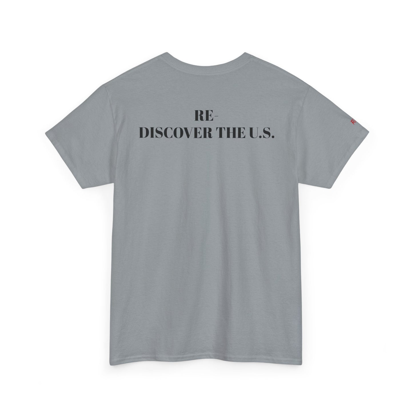 Re-Discover the U.S. Travel T-Shirt, Adventure Tee, USA Discovery Shirt