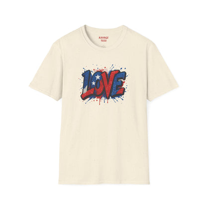 Soft Unisex Freedom & Love Graphic Tee | Gift & Daily Wear