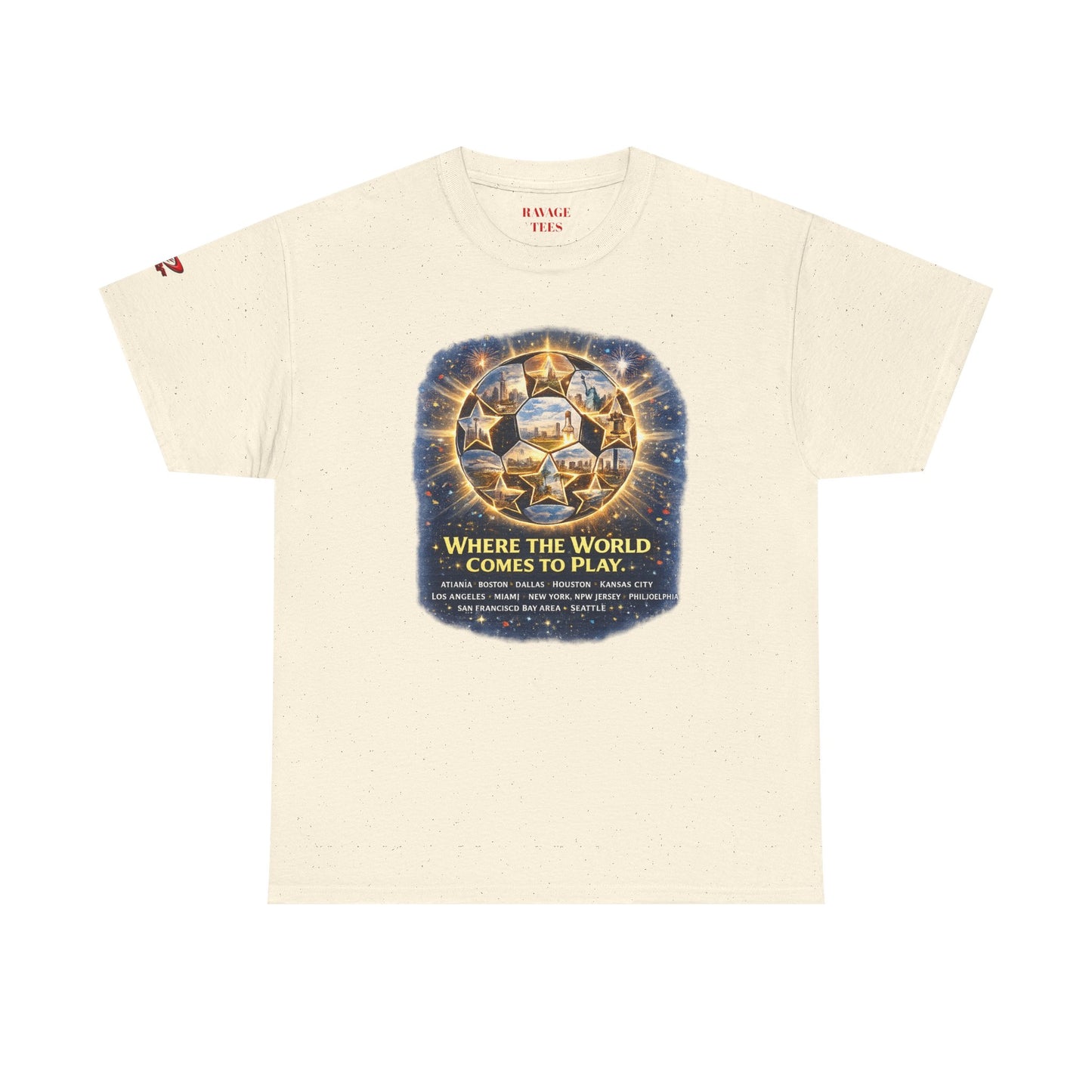 World Cup 2022 T-Shirt — "Where the World Comes to Play"