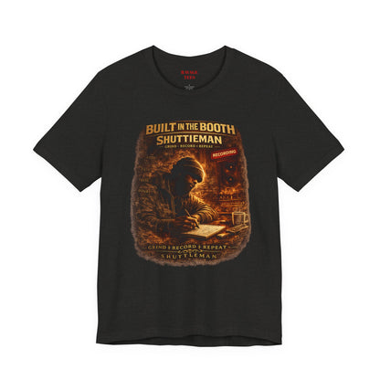 Built In The Booth Tee — Shutt1eman Recording Studio Graphic T‑Shirt