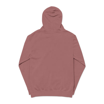 Shutt1eman Embroided Vintage Pigment Black-Dyed Hoodie